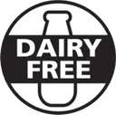 Dairy free emblem printed on the Burntide label