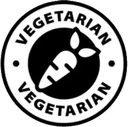 Vegetarian friendly emblem printed on the Burntide label