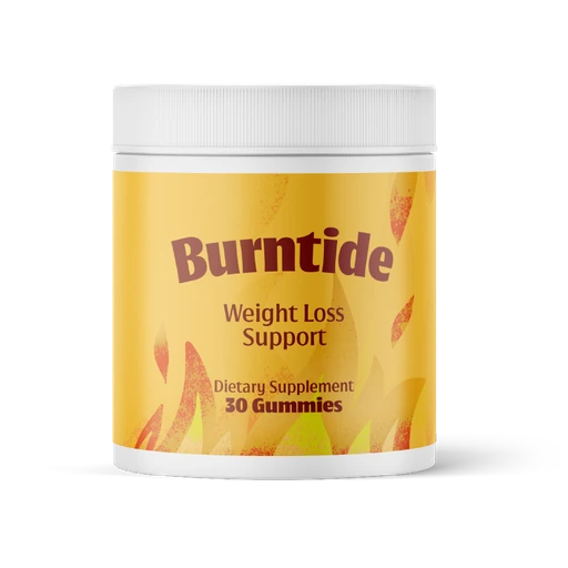 A single Burntide jar, front label, 30 gummies